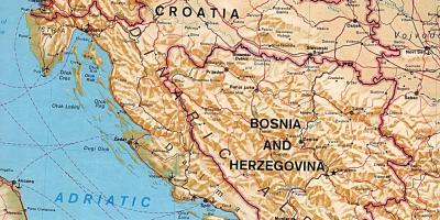 Χάρτης που δείχνει τη Σλοβενία