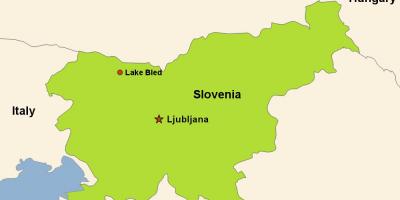 Χάρτης της λιουμπλιάνα, Σλοβενία